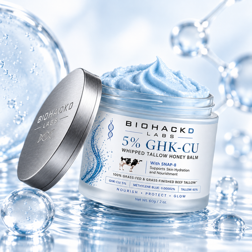 5% GHK-Cu Whipped Tallow Honey Balm