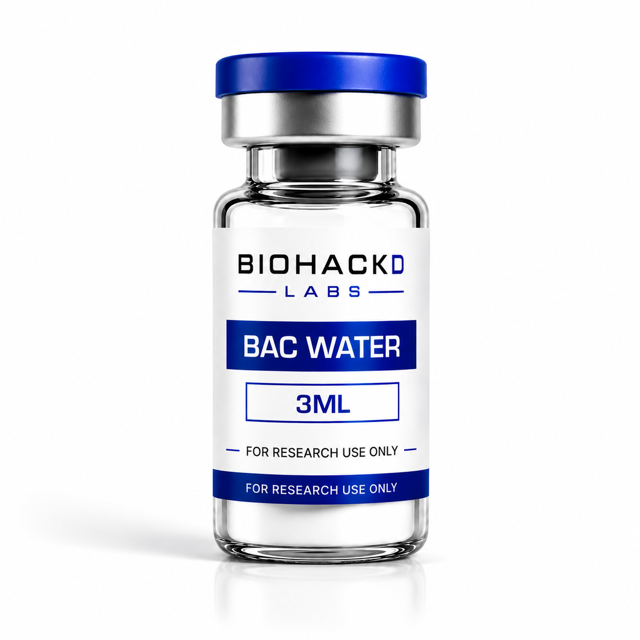 Bacteriostatic Water 3mL | BIOHACKD LABS