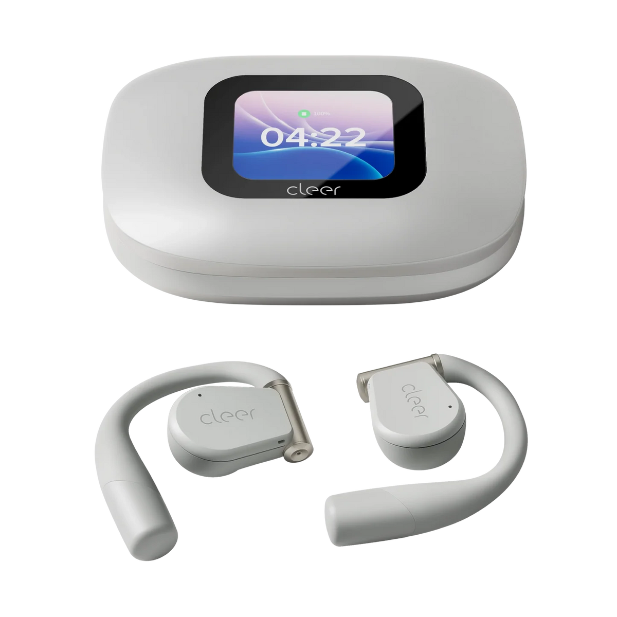 Cleer ARC 3 Open-Ear Wireless Earbuds – Grey