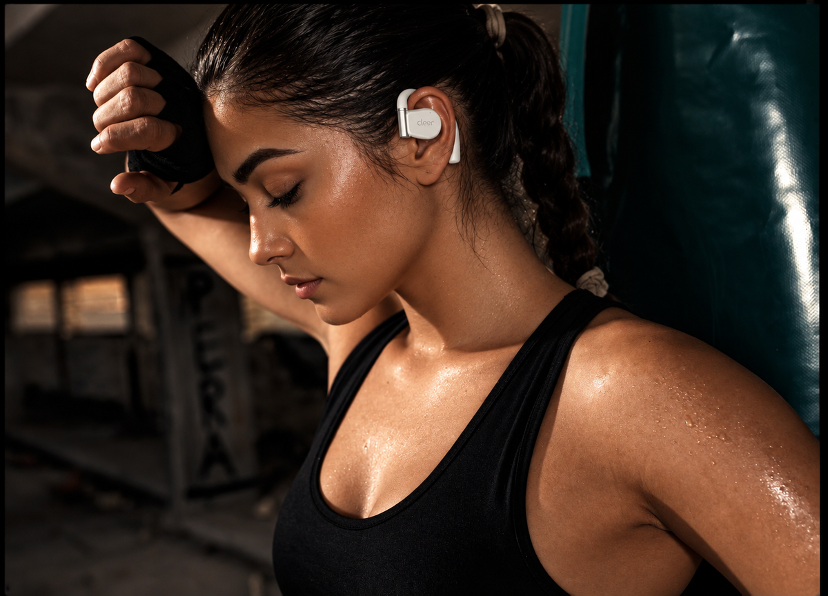 Cleer ARC 3 Open-Ear Wireless Earbuds – Grey